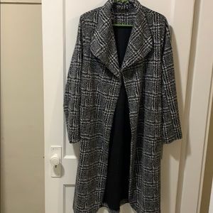 Light layer plaid coat